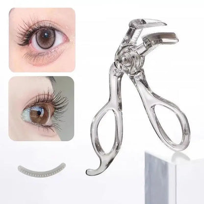 With Frameless Toothed Comb Eye Makeup Tool Professional Curling Tool Portable Wide-Angle Eyelash Clip Lasting Eyelash Curler