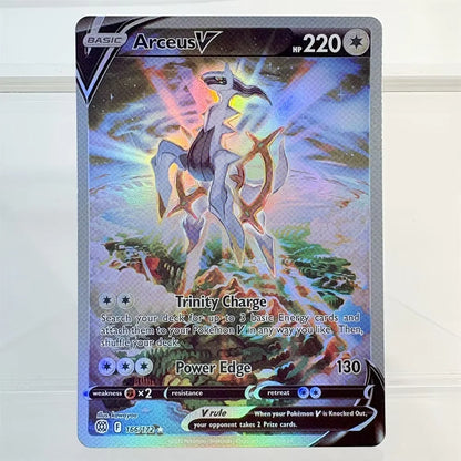PKM Holo Proxy Cards Blaziken Vmax Aerodactyl Vstar Arceus Beedrill Mew Foil Cards PTCG PROXY The Best Gift for Collectors