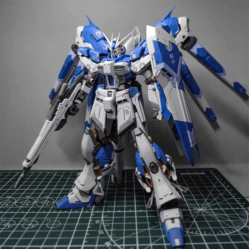 HG 1/144 RX-93-v2 Hi Nu Warrior Assemble The Model Action Figures Children'S Toy Trendy Play Desktop Decoration Gift Collectible