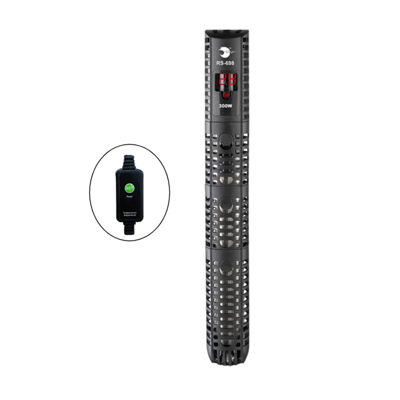 Aquarium Submersible Heater Fish Tank Water Heating Rod Constant Aquarium Thermostat Temperature Control 220V 50-500w EU Adapter