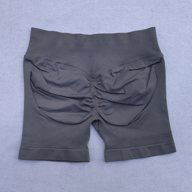 Shorts Women Seamless Yoga Shorts Scrunch Bum Gym Shorts Workout Low Waist Short Leggings Booty Stretch Running Shorts