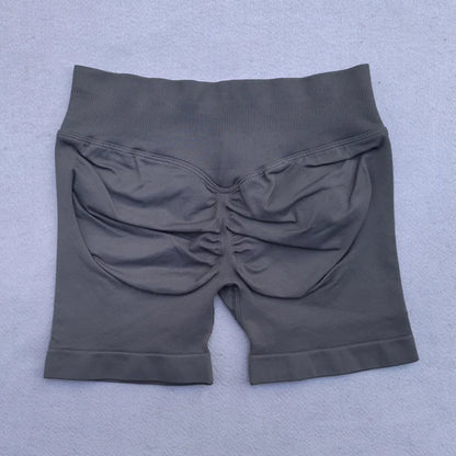 Shorts Women Seamless Yoga Shorts Scrunch Bum Gym Shorts Workout Low Waist Short Leggings Booty Stretch Running Shorts