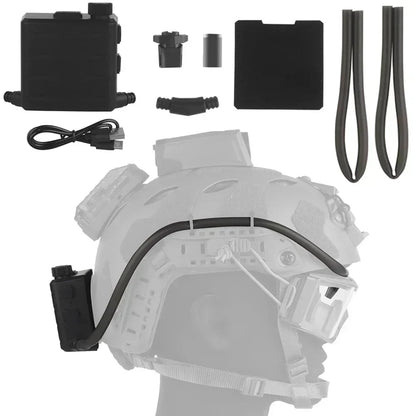 2025 NEW-Tactical Goggles Defogger Outdoor Hunting Shooting Goggles AntiFog Unit Adjustable Wind Speed Defogging Fan Kit