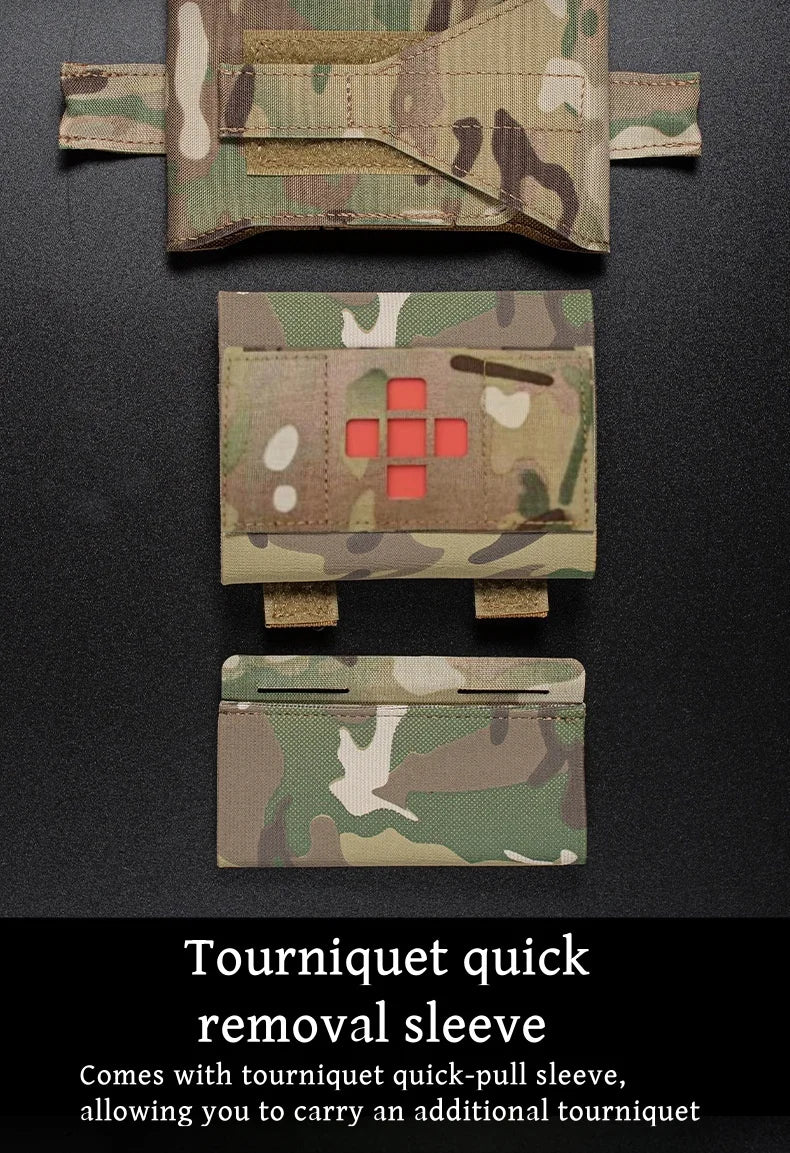Micro trauma first aid kit, storage bag, trauma survival kit accessories