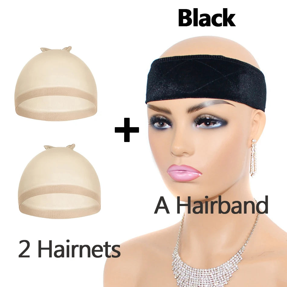 Velvet Wig Grips Headband Adjustable Grip Headbands For Lace Frontal Wigs Non-slip Soft Velvet Wig Grips Headband To Hold Wig