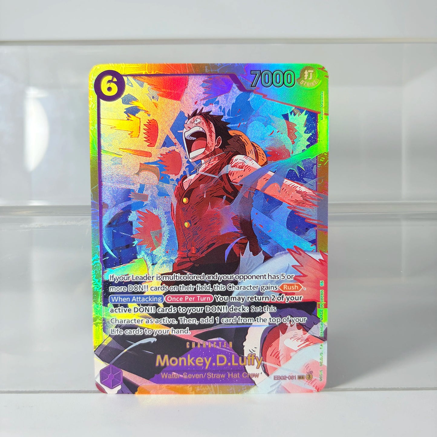 Anime One Piece OPCG Card Chopper/Luffy/Ace/Sanji/Zoro/Kuzan/Pudding/Sogeking/Game Anime Collectine Proxy Cards English Version