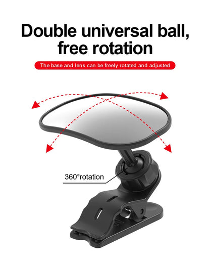 New Car Rearview Mirror Wide View Safety Mirror For Windshield Infant Car Seats Clear Reflection 360-Degree Rotatable Adjustable