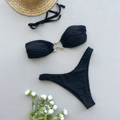 Summer Sexy Bikinis Swimsuits Women Swimwear Push Up Female Beach Swim Wear Bathing Suits Brazilian Bikini Set Pool Bather 2026