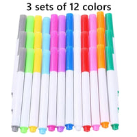 3 sets of 12 colors