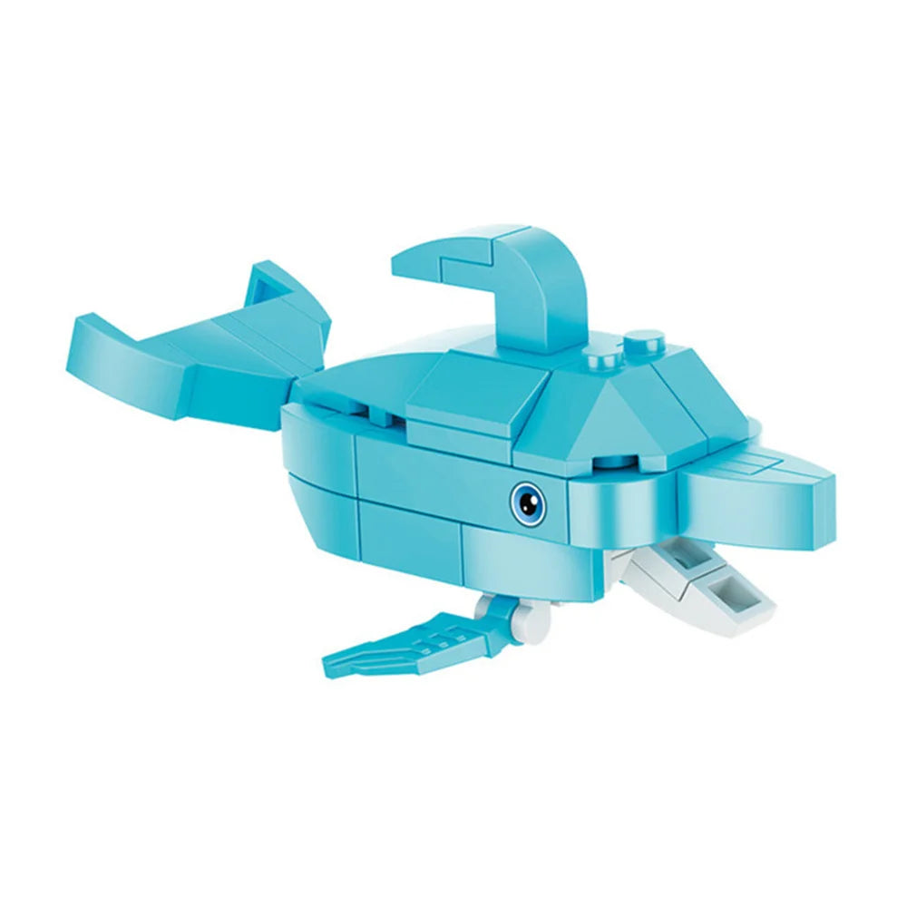 City Farm Vegetable Garden Cute Animals Insect Dragonfly Spider Mantis Centipede Grasshopper Honeybee Building Block Bricks Toy