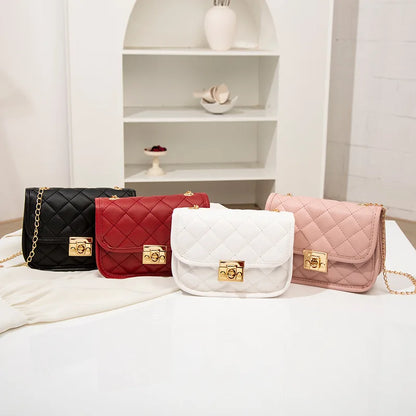 New Embroidered Bag 2024 Ladies Bags Trendy Women's Bag Cross border Small Square Bag Fashion Chain Bag