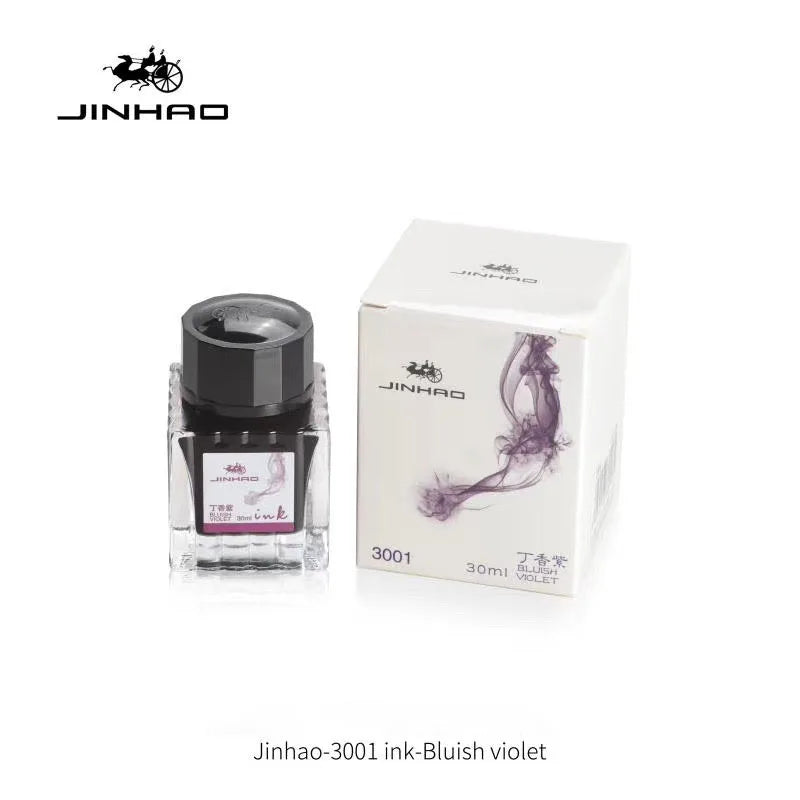 JINHAO 30ml Fountain Pen Ink Non-carbon Cartridge Refill Glass Bottled Fountain Pen Ink Stationery Office School Supplies