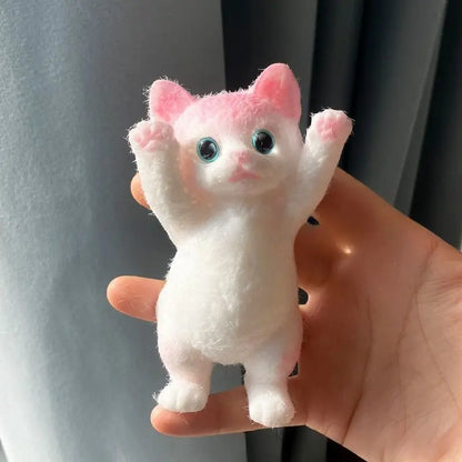 New Products Simulated Cat Pinching And Stress Relieving Toys Diy Creative Gifts, Cute Ornaments As Holiday Surprises For Friend