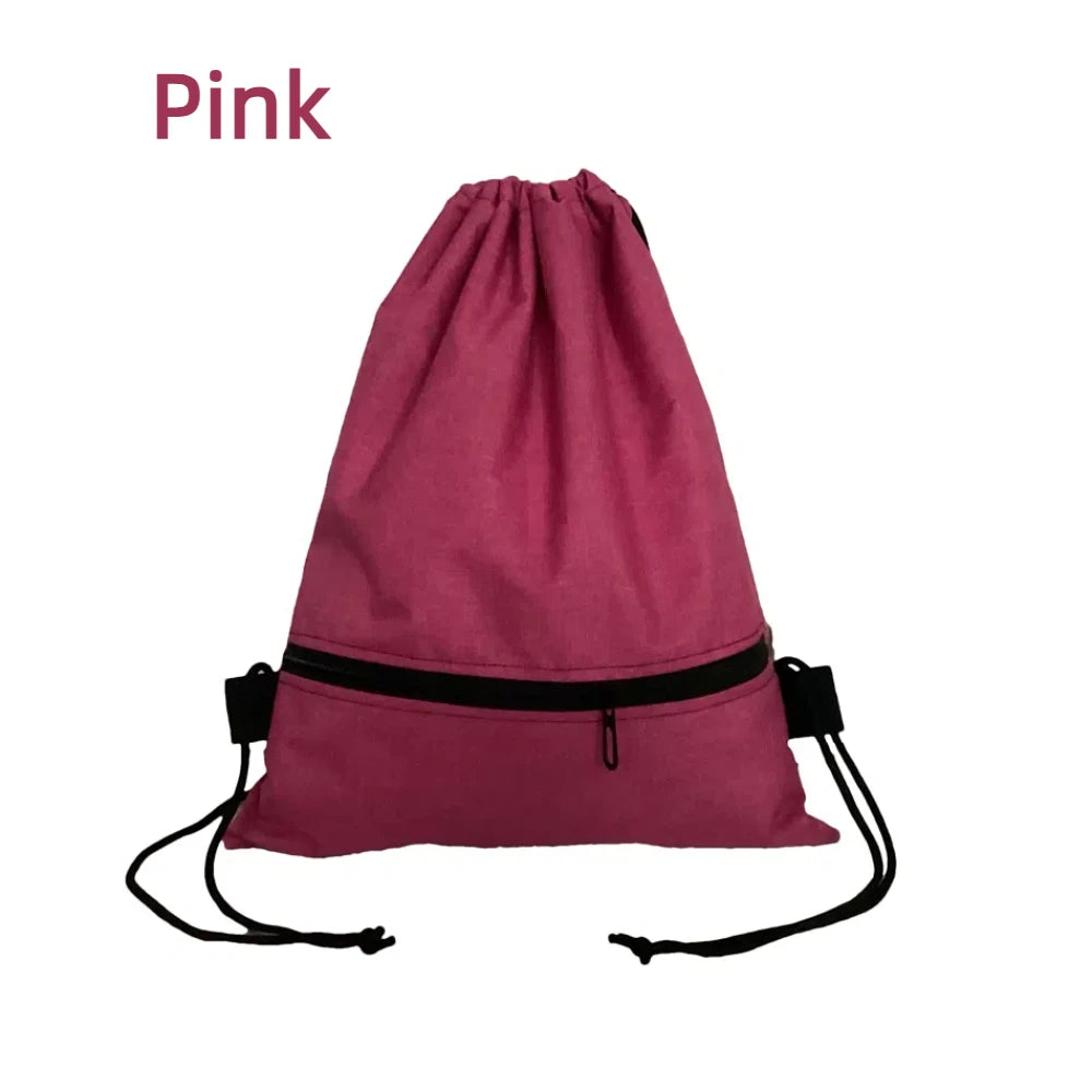 Unisex Drawstring Backpack – Lightweight Gym Bag, Travel Tote, School & Work for Men & Women | Minimalist Daily Carry All-in-One
