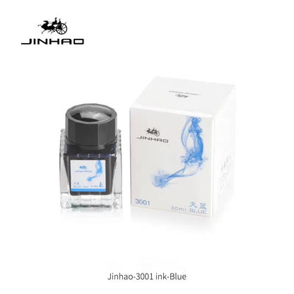JINHAO 30ml Fountain Pen Ink Non-carbon Cartridge Refill Glass Bottled Fountain Pen Ink Stationery Office School Supplies