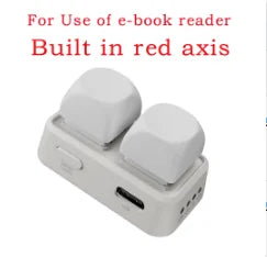 New Keypad Dual Button E-book Page Turner For Tablet Mobile Phone Blue Tooth Remote Control Swipe Short Videos For Android/IOS