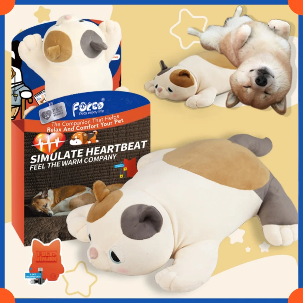 Plush Puppy Heartbeat Toys, Birthday Gifts, Rich Dog Puzzle Toys, Behavior Training, 16 Christmas