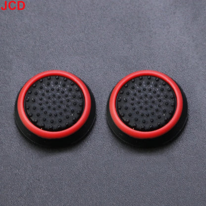 JCD 2pcs For PS3 PS4 PS5 Xbox one/360/Series S X Switch Pro Game Controllers Thumb Silicone Stick Grip Cap Cover Accessory