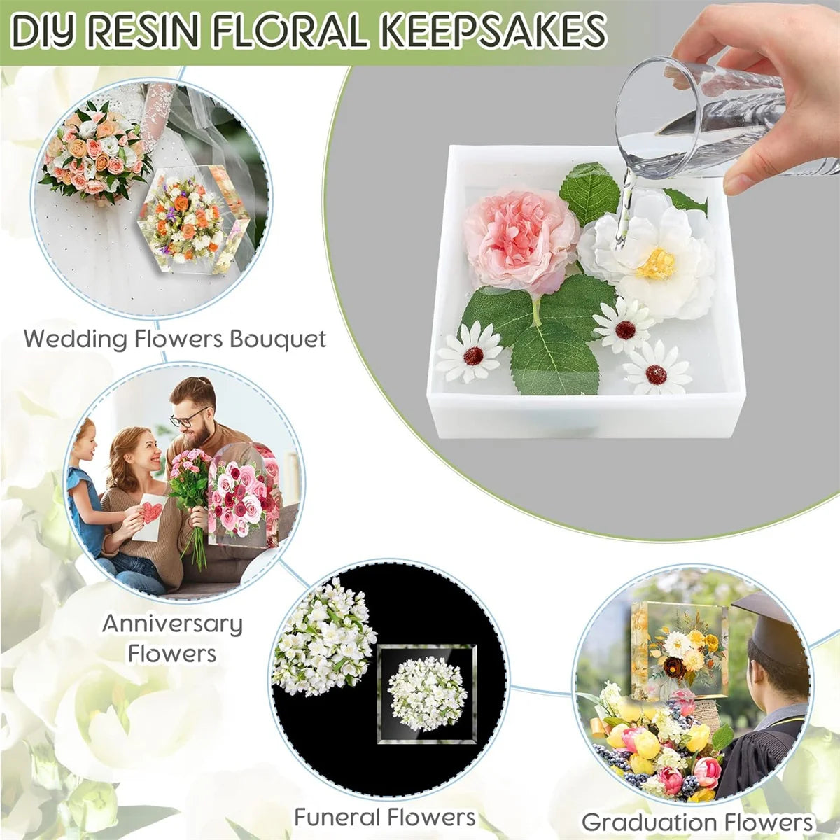 Large Silicone Molds For Resin Large Heart Resin Mold Deep Heart Mold For Flower Preservation Bookend Epoxy Resin Casting Mould