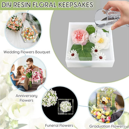 Large Silicone Molds For Resin Large Heart Resin Mold Deep Heart Mold For Flower Preservation Bookend Epoxy Resin Casting Mould