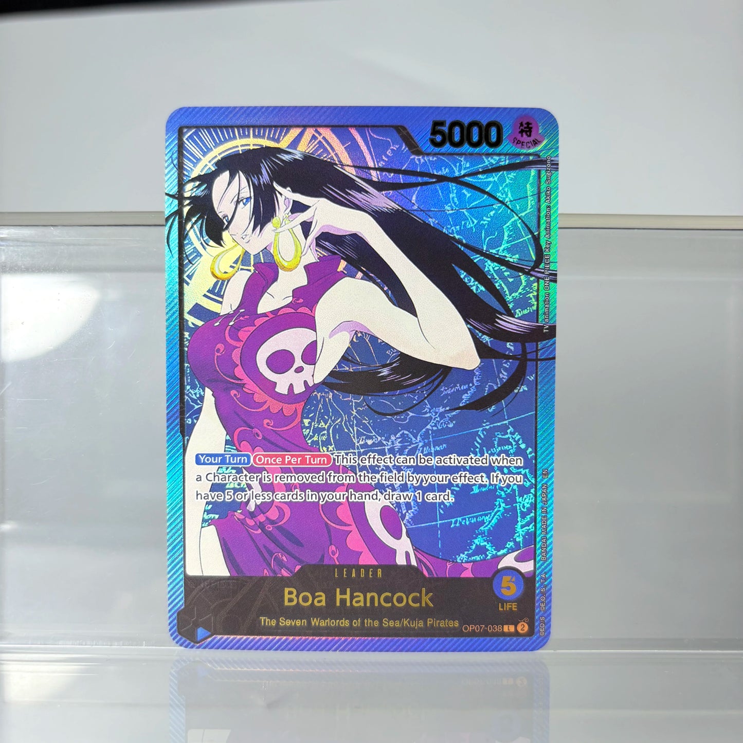 Anime One Piece Game Card English Version Holographic Gilding Jewelry Bonney/Monkey.D.  Luffy/Uta/Chopper Collection Proxy Cards