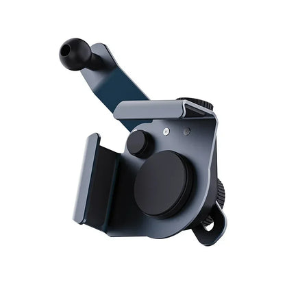 Aluminum Alloy Car Phone Holder Bracket Adjustable Multi-Angle Clasp Style Accessory for Arc Screen Mobile Phone Universal Mount