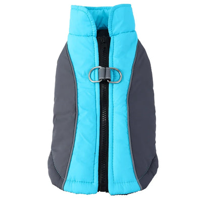 Winter Pet Dog Hiking Jacket Coat for Small Medium Dogs Cats Reflective Puppy Warm Clothes with D-ring Yorkshire Bulldog Apparel
