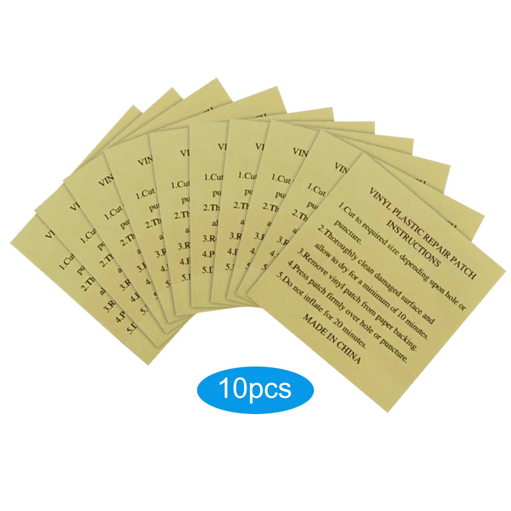 10-100pcs Pool Liner Repair Kit Underwater Repair Kit Sturdy Waterproof Air Mattress Patch Self Adhesive Pvc Inflatable Repair P