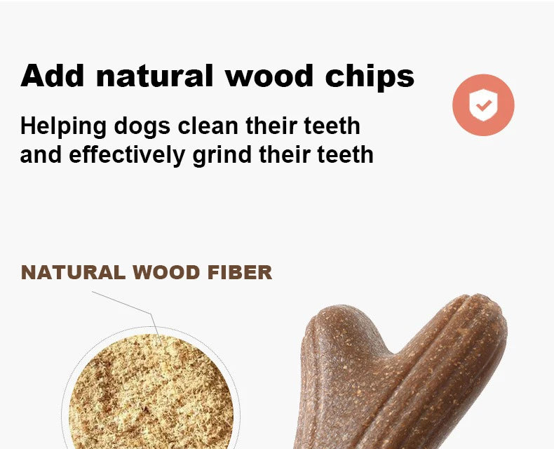 New Pet Teeth Grinding Toy Dog Interactive Bone Training Toy Bamboo Cleaning Teeth Fixing Wear Resistant Pet Products