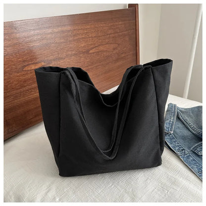HOMEFISH  Large Capacity  Shopper Totes High Quality Eco Reusable Grocery Handbag For Women Travel Shoulder Bags Daily Pouch