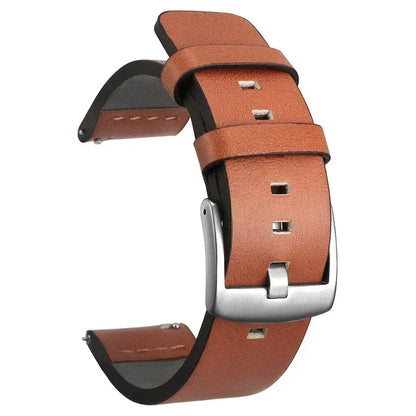20mm 22mm Watch band Quick release Leather Strap for Samsung Galaxy Watch 3 Active2 40 44mm huawei watch gt 2 WatchBand 18 24mm
