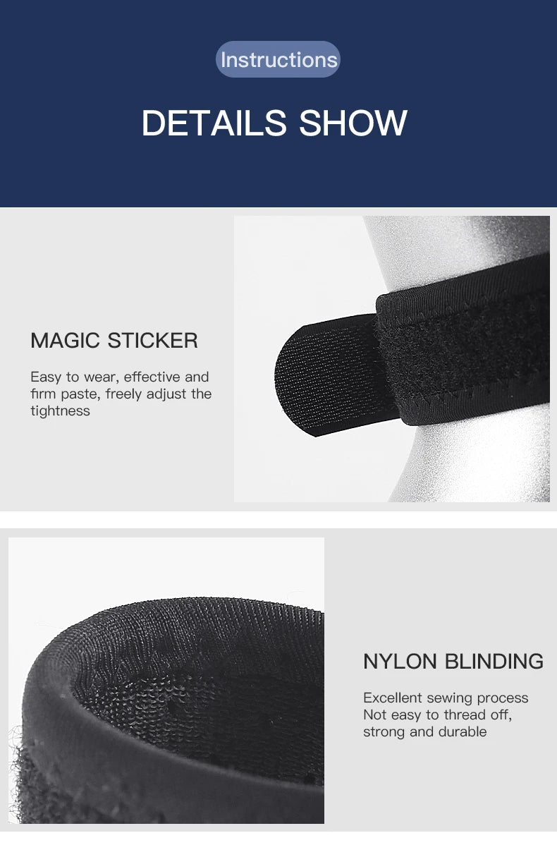 1PC Patella Kneecap Band Adjustable Silica Gel Knee Tendon Strap Protector Knee Pad Running Sports Cycling Gym Knee Support