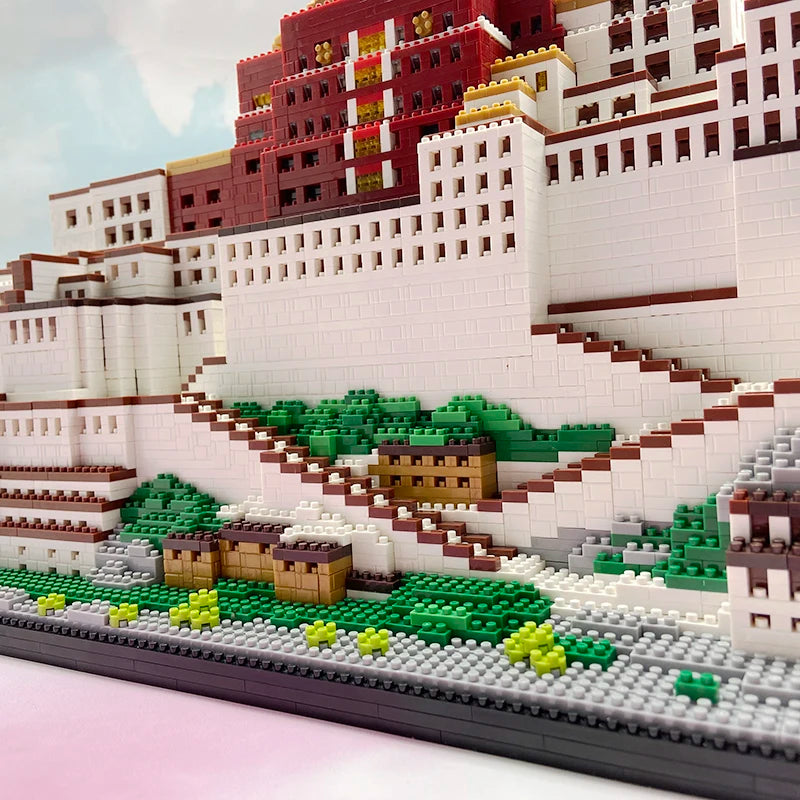 10000pcs Bricks Potala Palace 3D Plastic Model Architecture Micro Bricks for Adults Building Blocks Toy Kits Assemble Decoration