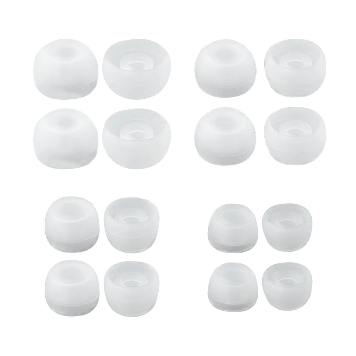 KBEAR 4540 Coffee Silicone Eartips Ergonomically Designed Earcap Optional XS/S/M/L Size and Combination Set Comfortable Earmuffs