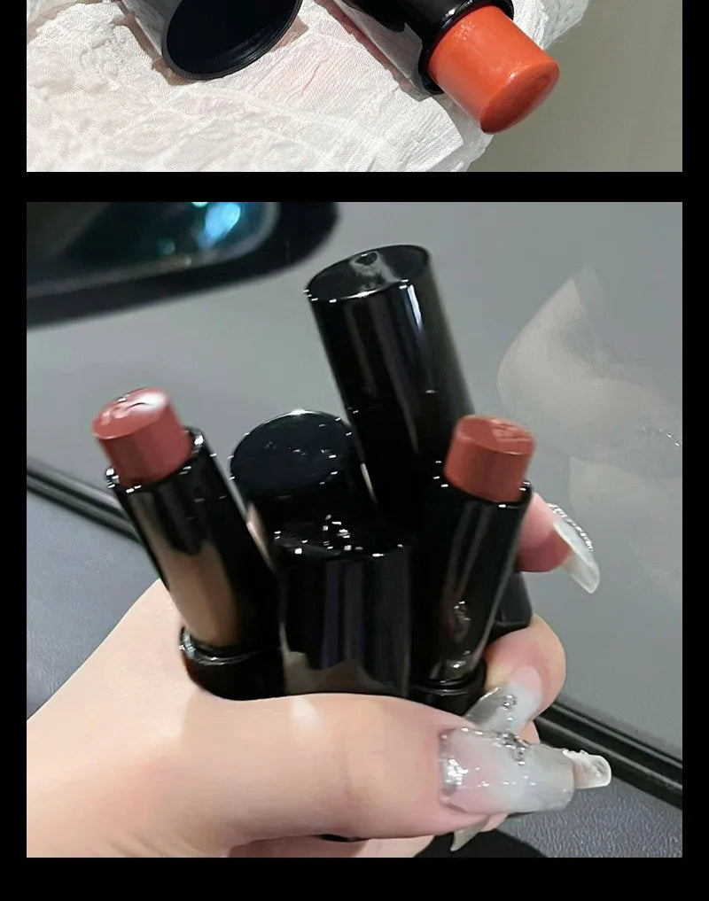 HERORANGE~ Low Saturation Light Lipstick Multi-purpose Stick Moisturizing White Natural Holding Mirror lipstick