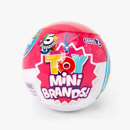 Disney 5 Surprise Capsule Toys Mini Brands Series 3 Mystery Blind Box Fashion Surprise Ball Cartoon Figures Collectible Toys