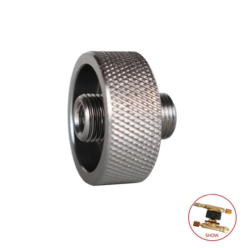 Camping Gas Stove Gas Refill Adapter Outdoor Cylinder Filling Adapter Gas Tank Furnace Connector Accessories Camping Equipment