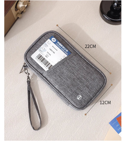 Passport Holder Bag Family Rfid Blocking Passport Wallet Travel Essentials Wallet Travel Document Organizer Credit Cards Case