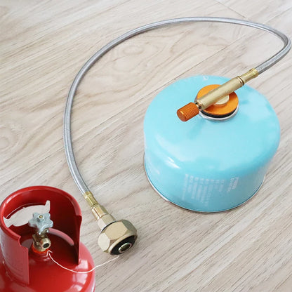 Camping Gas Stove Gas Refill Adapter Outdoor Cylinder Filling Adapter Gas Tank Furnace Connector Accessories Camping Equipment