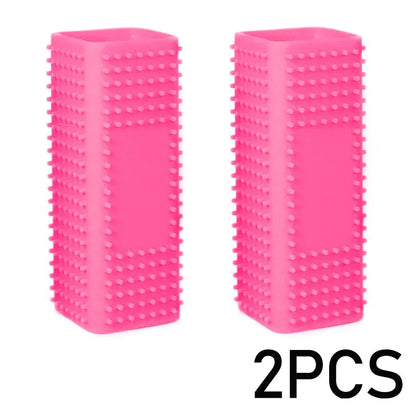 Pet Hair Removal Brush Car Animal Brush Dog Cat Hair Removal Effective Pet Hair Silicone Hollow Rubber Cleaning Brush GSZ01