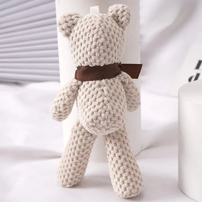 16cm Soft Stuffed Pineapple Bear Plush Toys Mini Teddy Bear Dolls Toy Small Gift for Party Wedding Keychain Bag Pendant Toy Gift