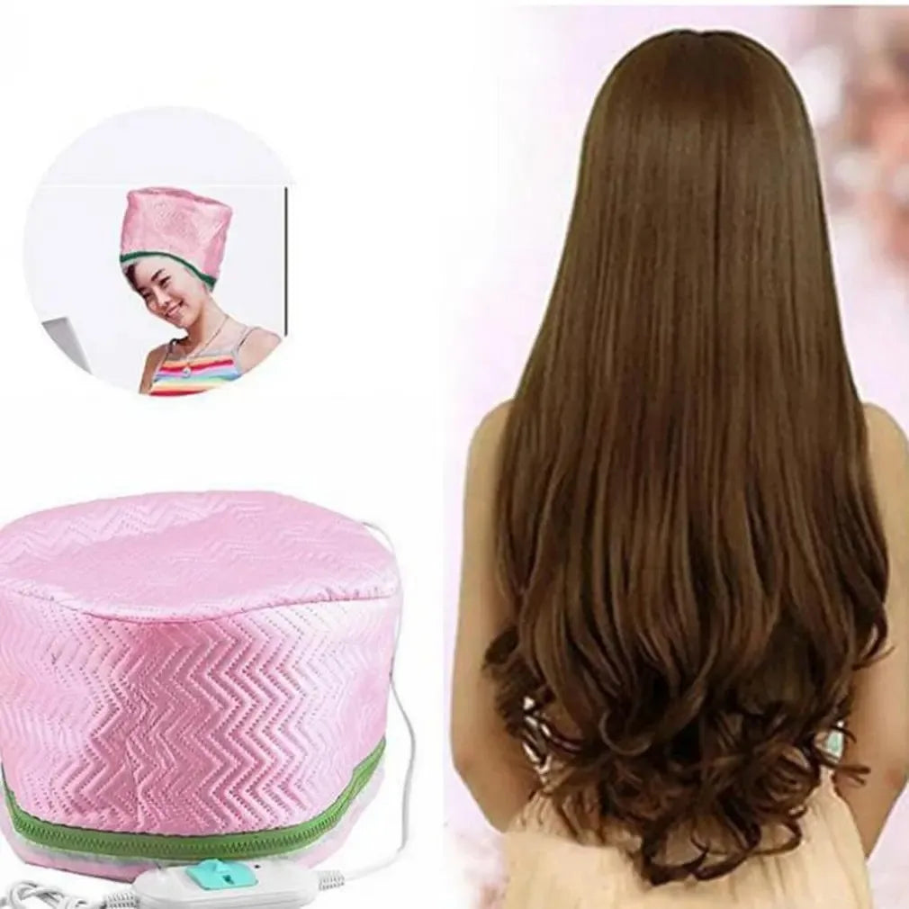 Adjustable PU+PVC Liner Hair Steamer Dryers Cap Electric Hair Heating Thermal Cap Treatment Hat SPA Home Salon Hair Styling Care