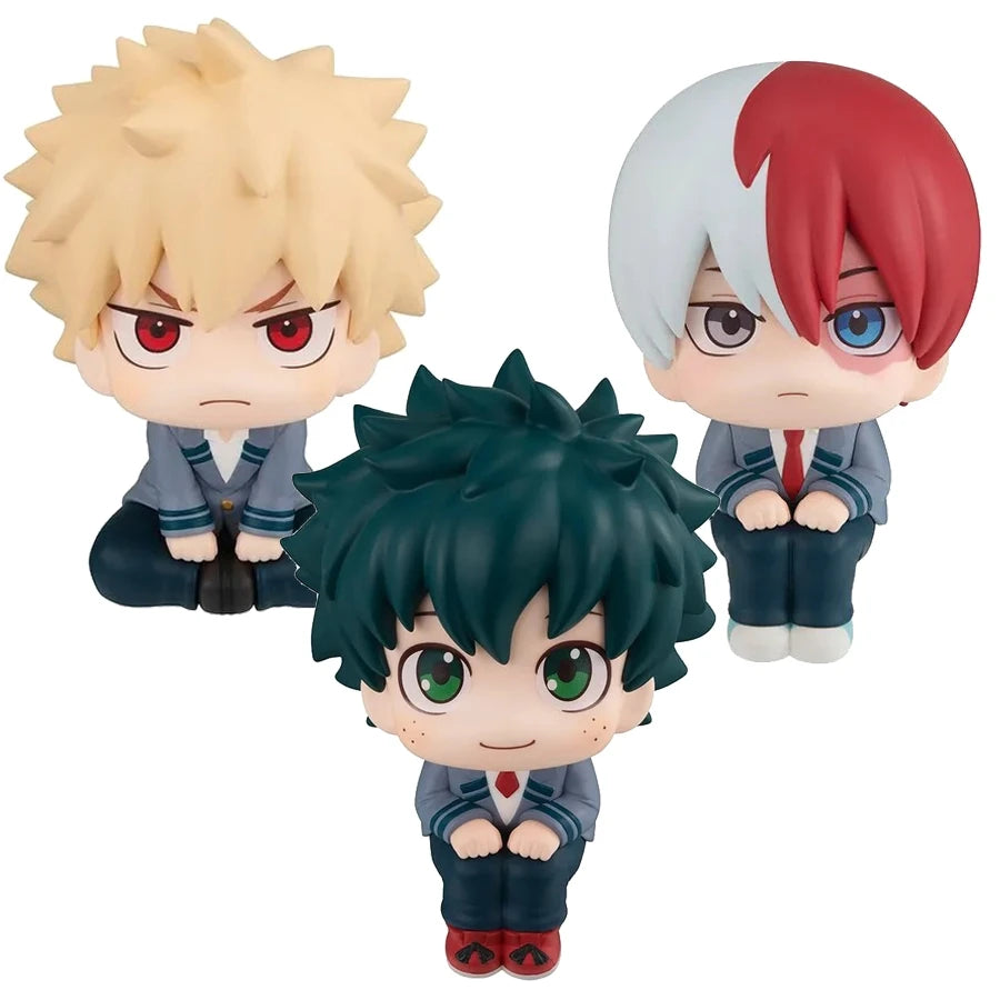 21cm Boku no Hero Academia Anime Figure Bakugo Katsuki Action Figure Midoriya Izuku/Todoroki Shoto Figurine PVC Collection Toys