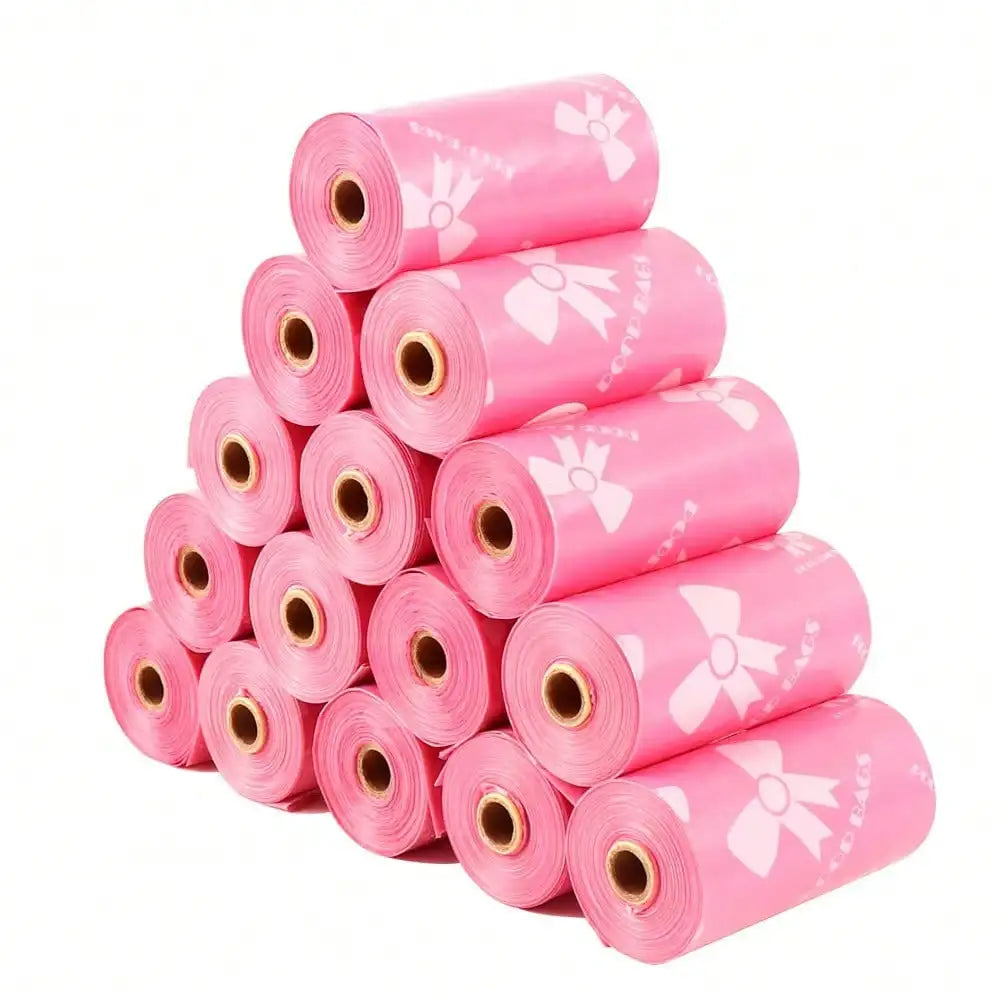 180PCS Dog Waste Bags Thick Leakproof Pet Poop Bags with Easy Carry Rolls for Dogs Cats Walking Outdoor Cleaning