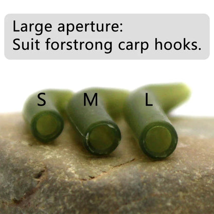 30pcs Carp Fishing Hook Kickers D Rig Kicker Aligners Hooks Sleeves Rigs All Colors Accessories End Terminal Tackle