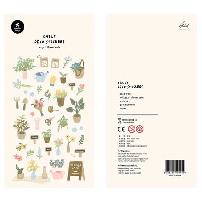 Korean Import Suatelier Travel Home Life Study Friend Stickers Scrapbooking Diy Journaling Diary Stationery Sticker School Gift