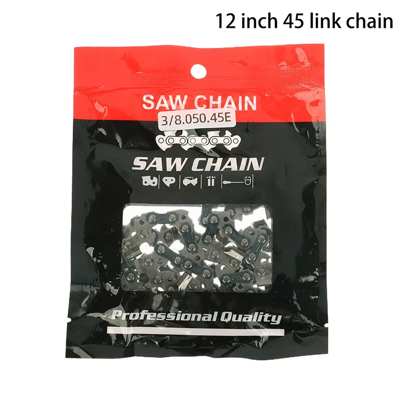 4/6/8/12/14/16 Inch Metal Chainsaw Chain Spare Parts Link Chainsaw Saw Chain Blade For Electric Saw Accessories Wood Cutting