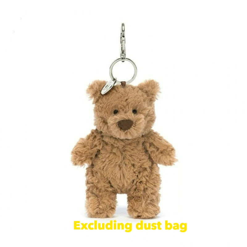 JC Hot Bag Cute Plush Toy label cute girl bag charm plush toy keychain Kawaii plush toy perfect as a birthday  Limited New Gift