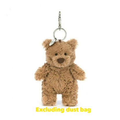 JC Hot Bag Cute Plush Toy label cute girl bag charm plush toy keychain Kawaii plush toy perfect as a birthday  Limited New Gift