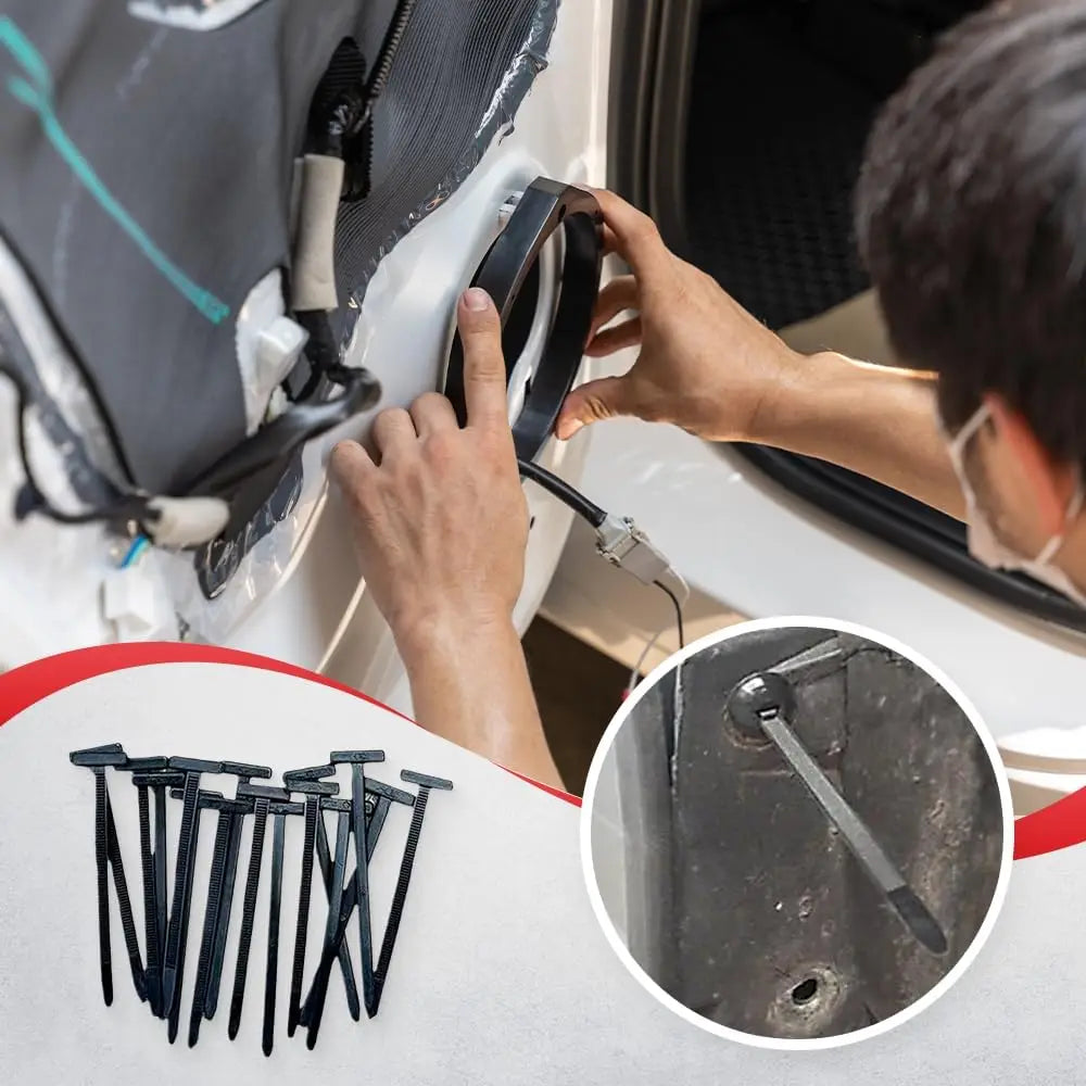 500PCS Nylon Cable Zip Self-Locking Heavy Duty Zip Ties Indoor & Outdoor General Purpose Cable Tie Buckles Releasable UV Resista